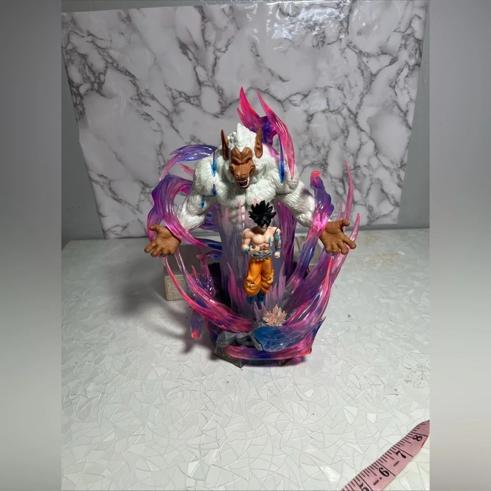 35CM  Dragon Ball Goku Ultra Instinct Great Ape  COLLECTIBLE STATUE Anime Figure